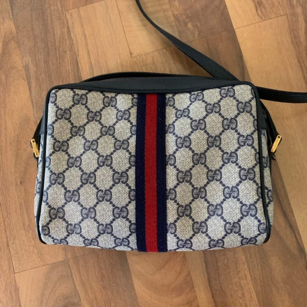 Vintage Ophidia Medium GG Supreme Crossbody Bag - Picture 3 of 8